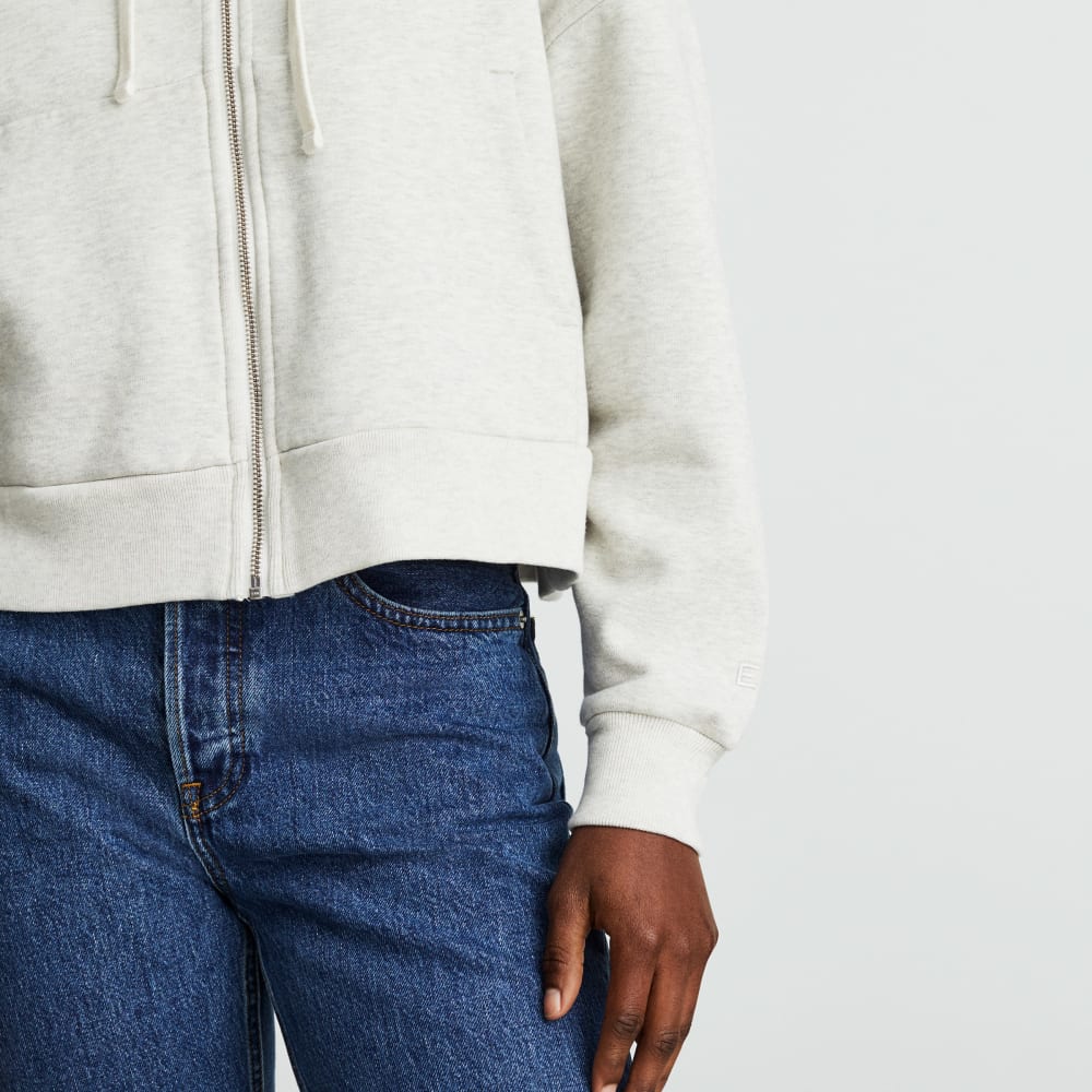 The Track Organic Cotton Hoodie | Light Heather Grey