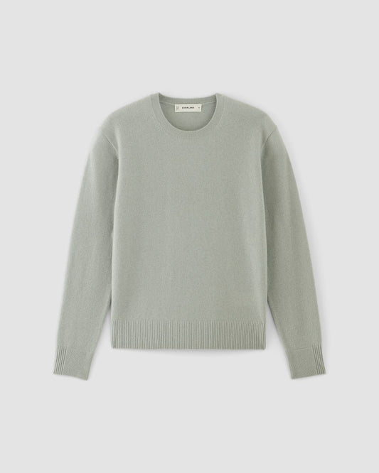 The Classic Crew in Cashmere | Light Sage Green