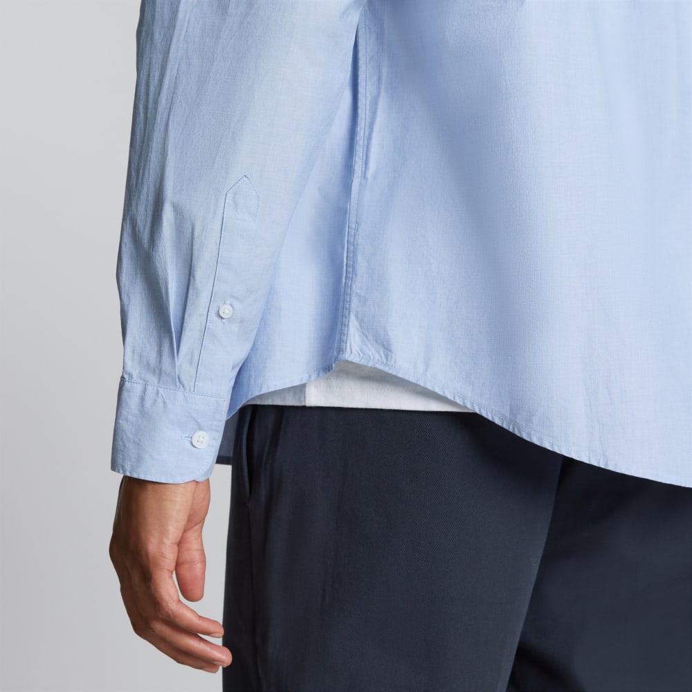 The Relaxed Poplin Shirt | Light Blue
