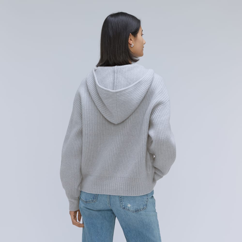The Cozy-Stretch Hooded Cardigan | Smoke