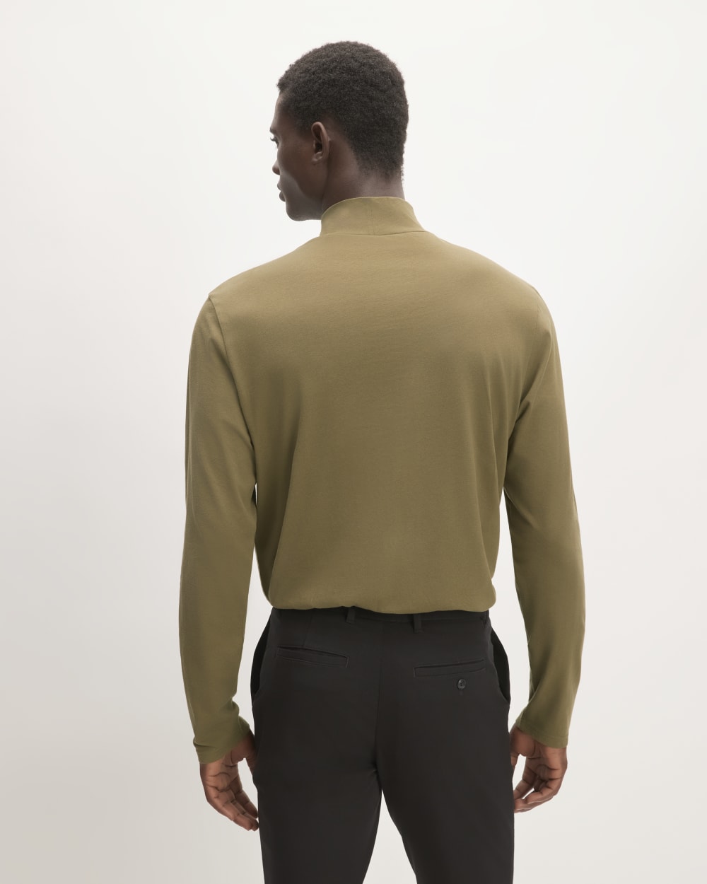 The Organic Cotton Long-Sleeve Turtleneck | Beech