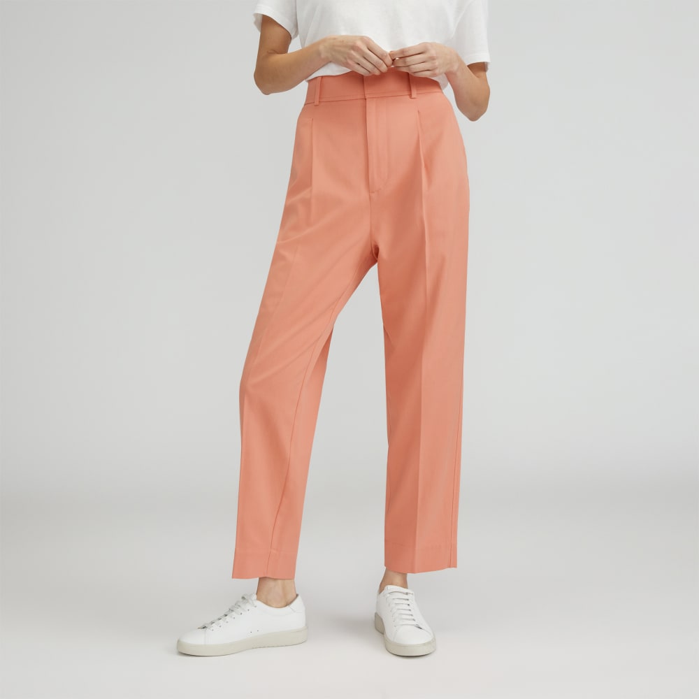 The Draper Tapered Pant in Buttersmooth | Tawny Pink