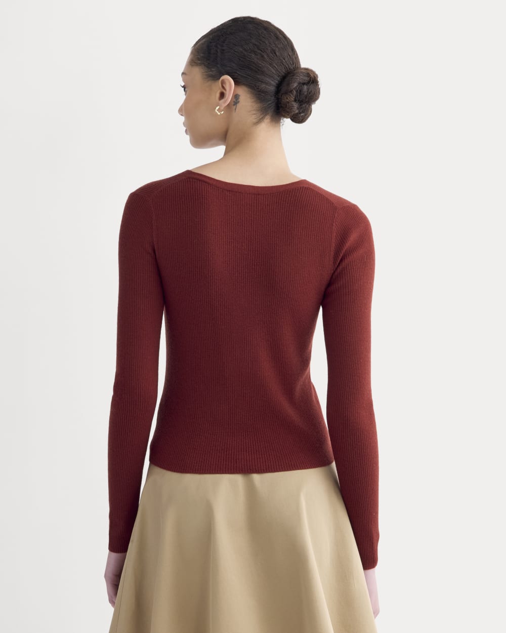 The Cardigan in Ultrasoft Merino | Merlot