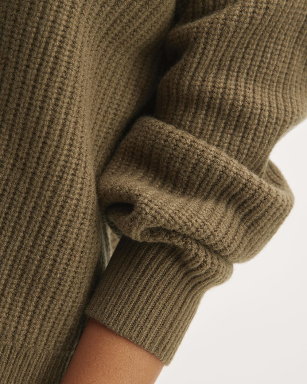 The Half-Zip Sweater in Luxe Merino | Beech