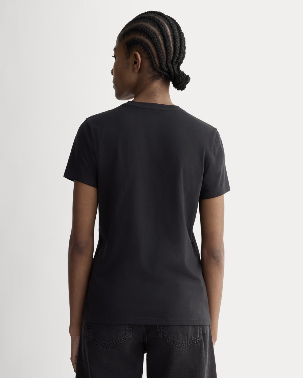 The Slim Crew in Essential Cotton | Black