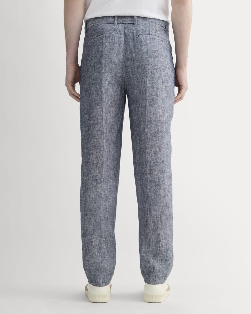 The Linen Trouser | Navy Chambray