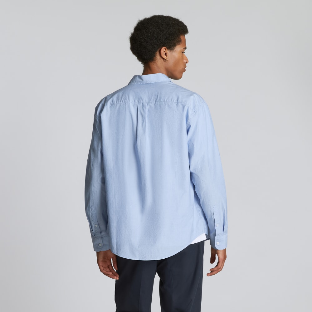 The Relaxed Poplin Shirt | Light Blue