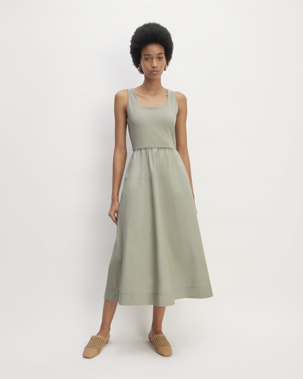 The Supima® Jersey Riviera Dress | Sage Green