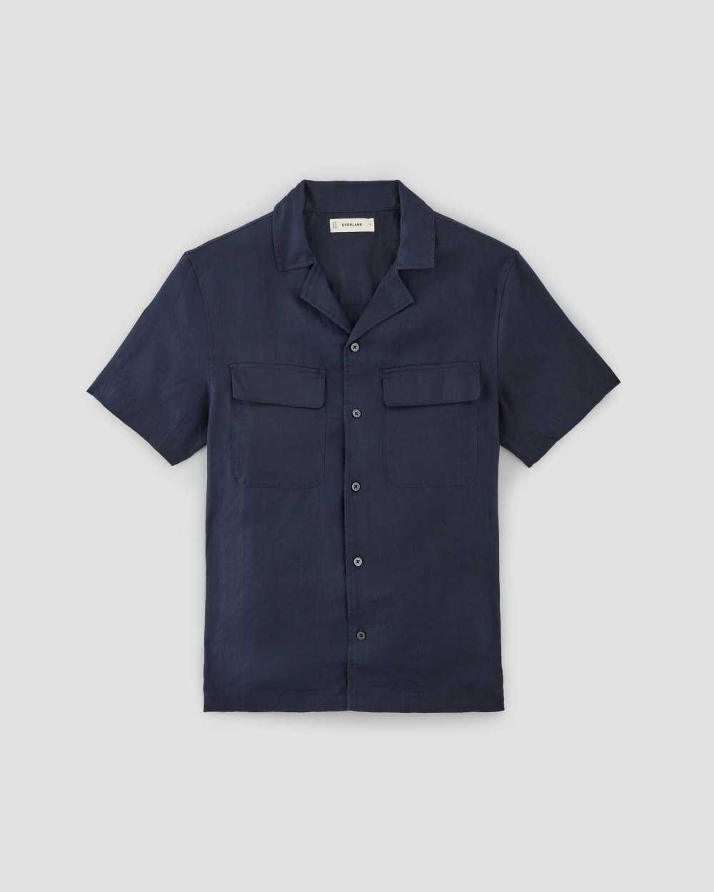 The Resort Shirt in Linen | Navy