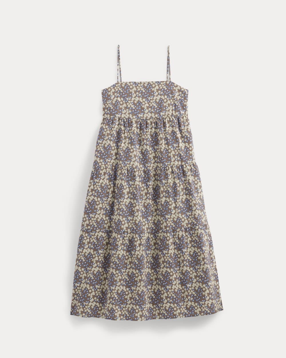 The Gauze Tiered Dress | Mocha Floral