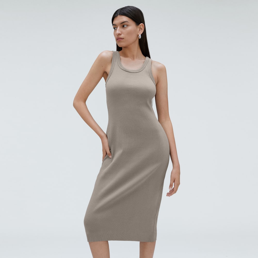 The ’90s Rib Dress | Clay