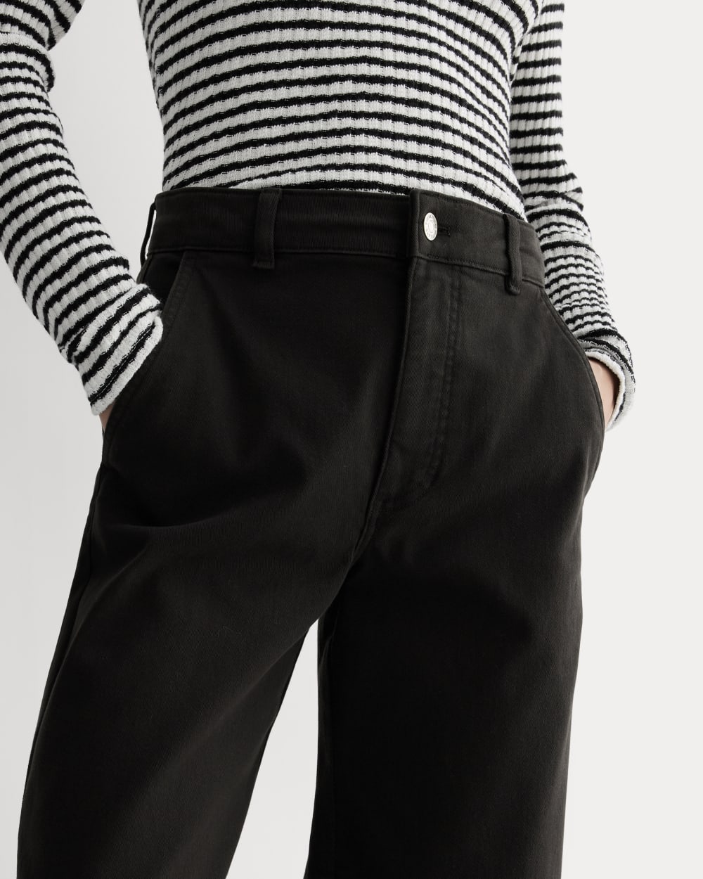 The Utility Wide-Leg Pant | Black