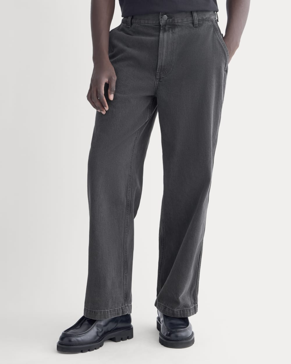 Baggy Rigid Jean | Washed Black | 32