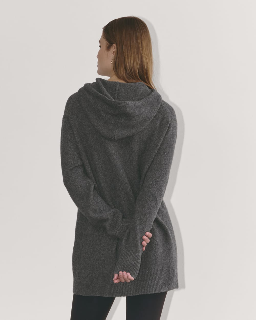 The Oversized Hoodie in Plush Cotton | Charcoal
