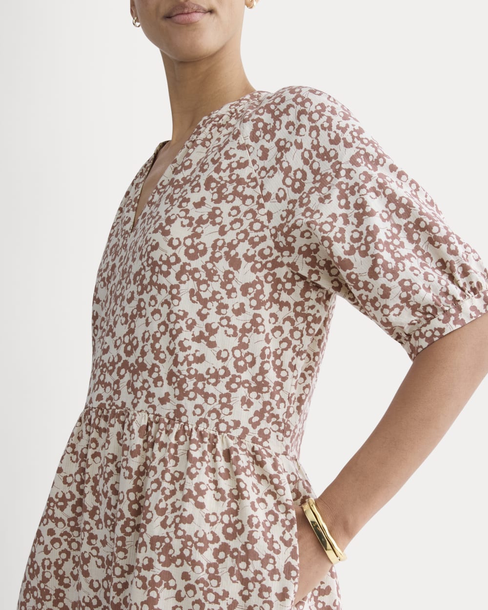 The Farmers Market Dress | Natural / Rose Dusk Floral