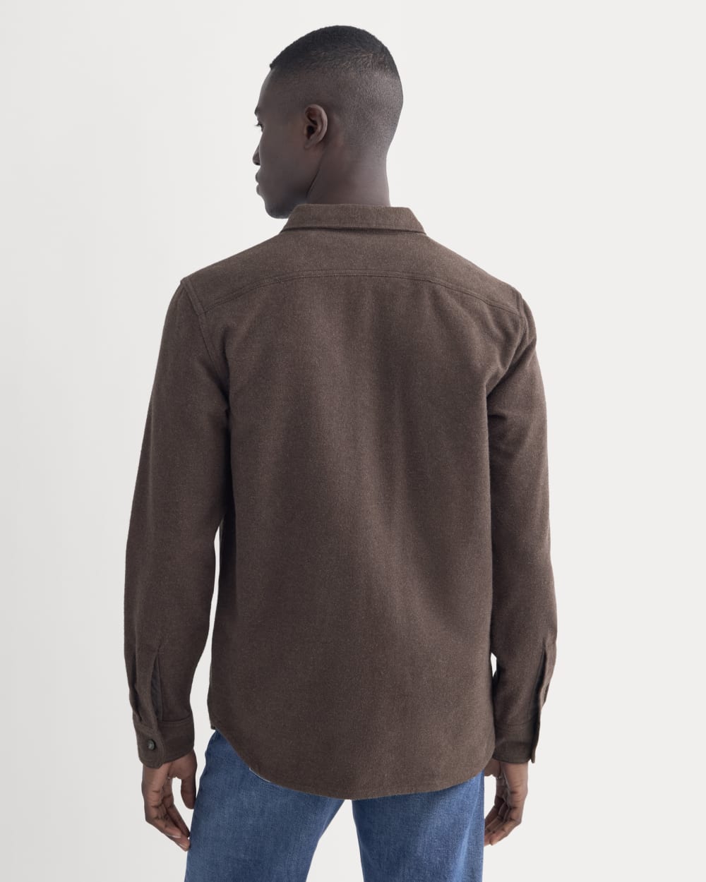 The Heavyweight Overshirt | Uniform | Heather Earth Brown