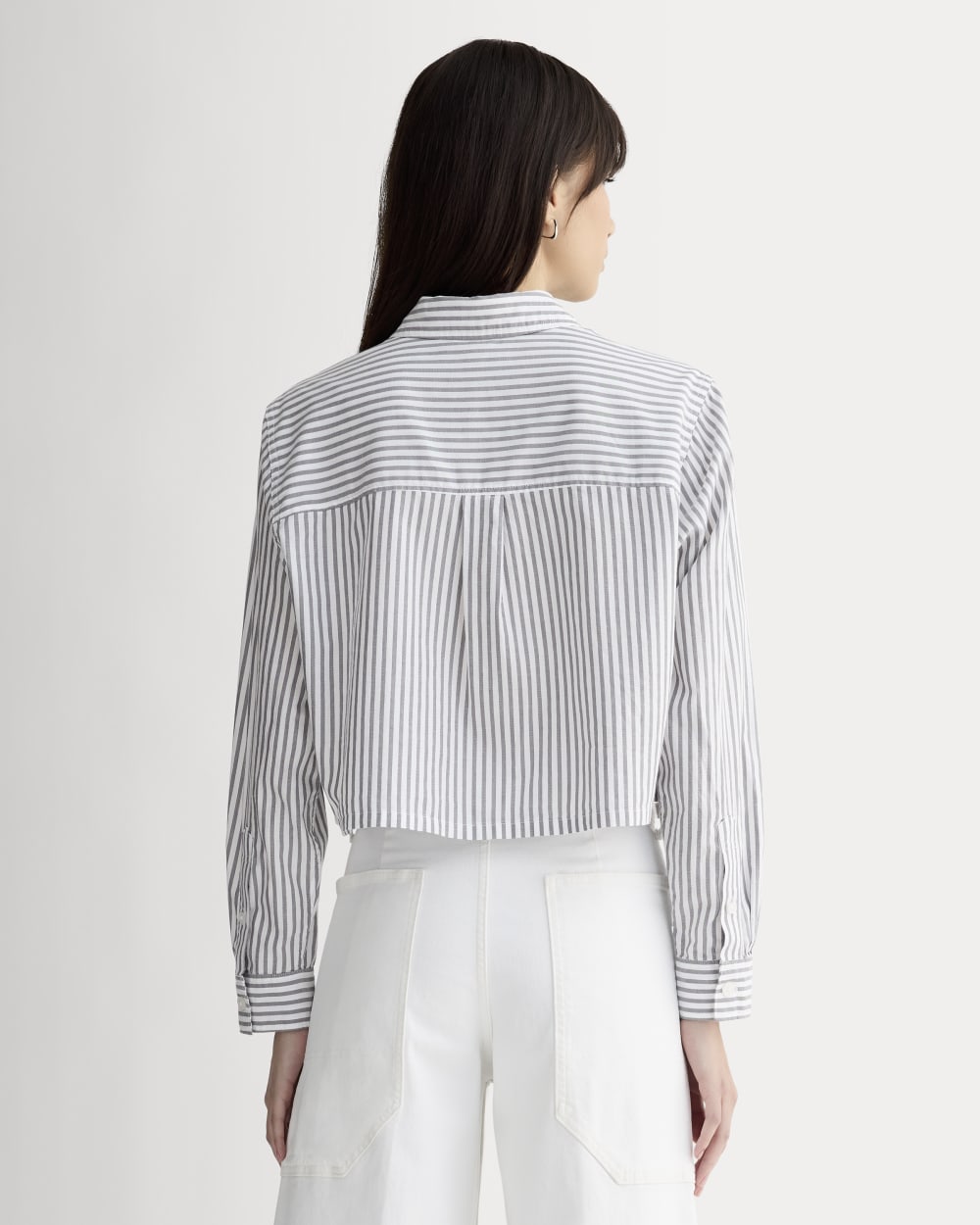 The Way-Short Shirt in Silky Cotton | Periscope / Bone