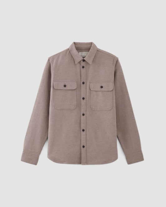 The Heavyweight Overshirt | Uniform | Heathered Brown