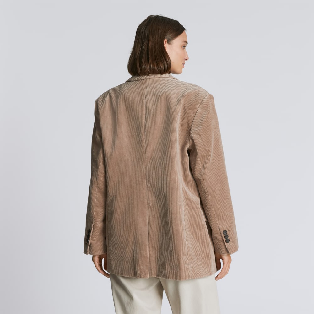 The Corduroy ’80s Blazer | Taupe Grey
