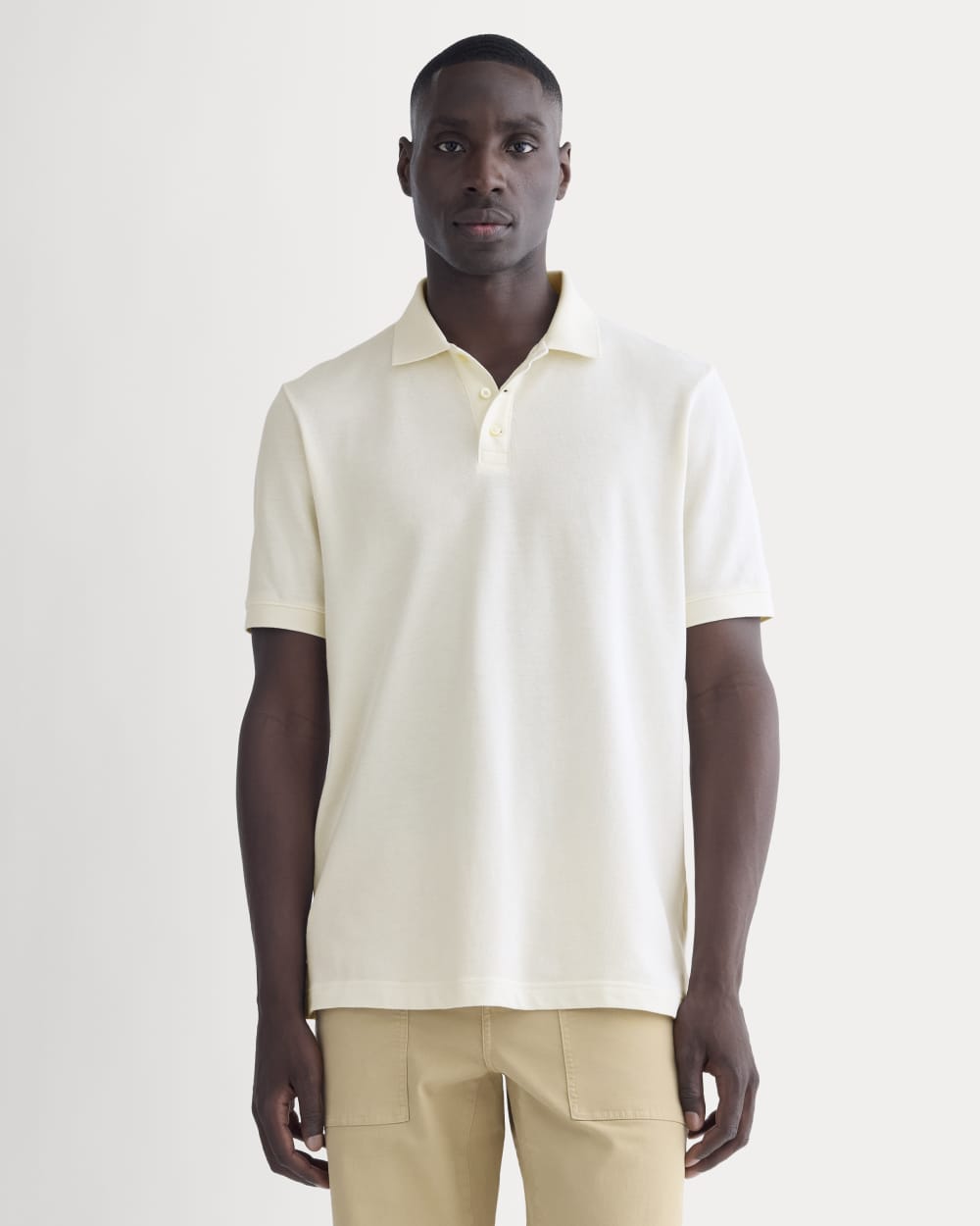 The Pique Polo | Bone