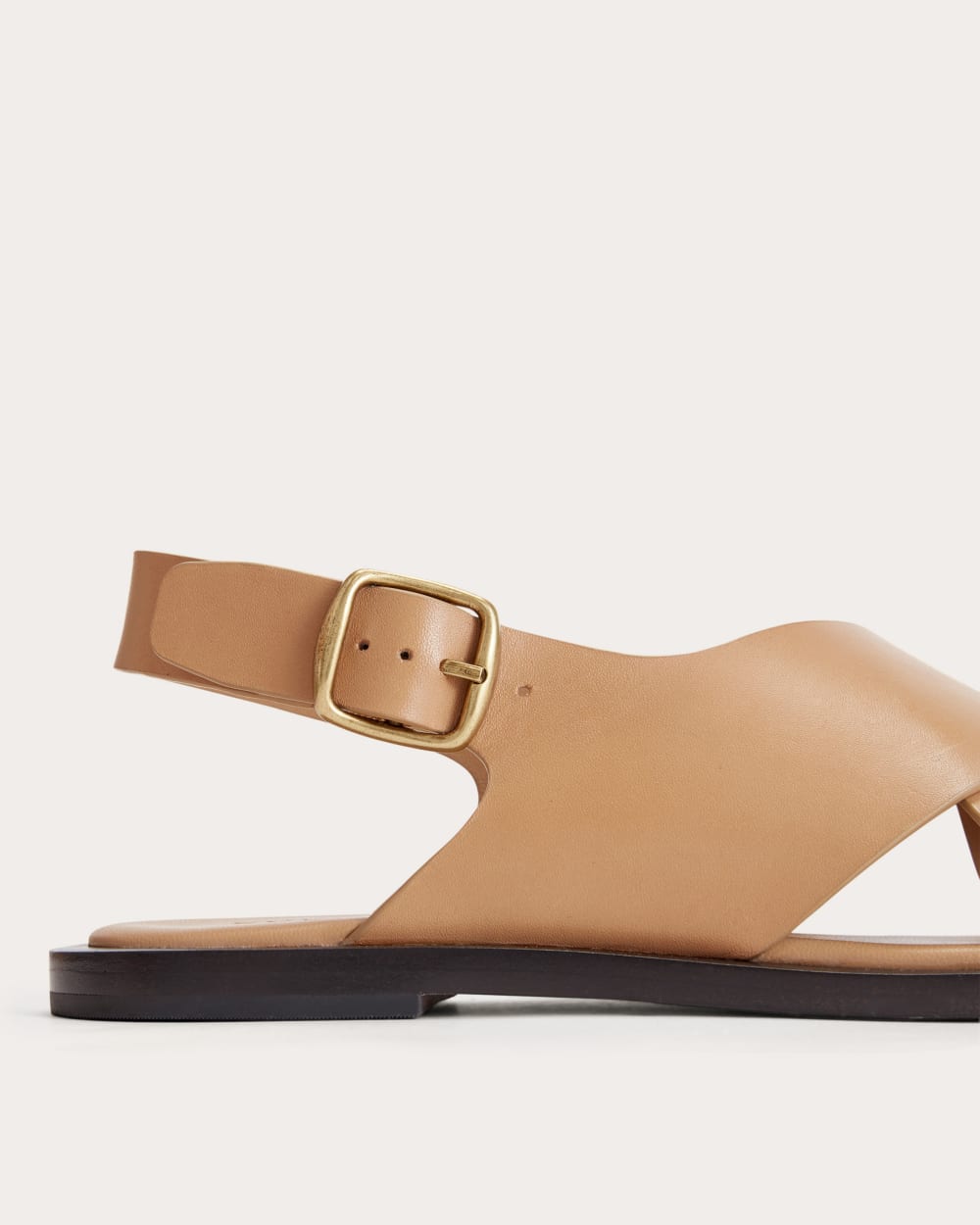 The City Crossover Sandal | Light Taupe