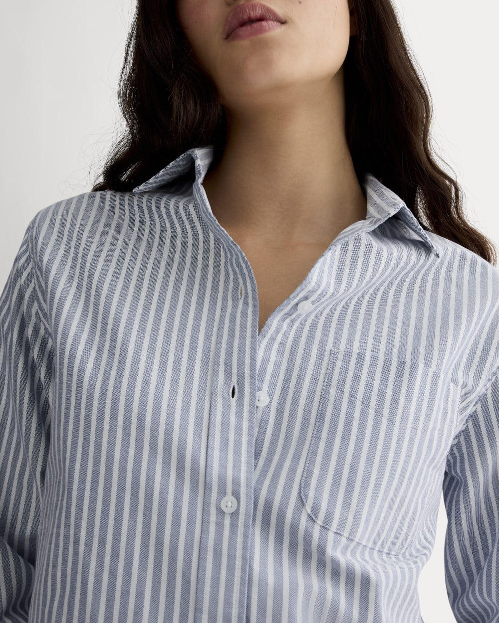 The Must-Have Oxford Shirt | Bone / Mazarine Blue