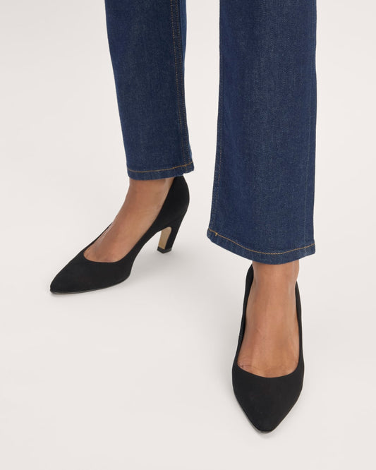 The Banana Pump | Black Suede