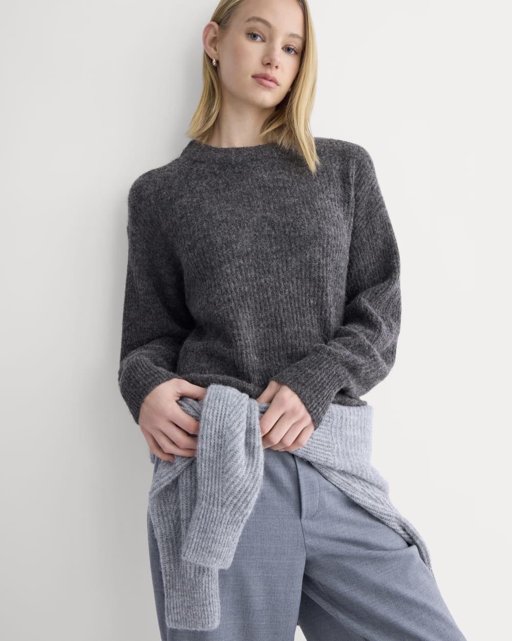 The Cocoon Crew in Alpaca | Dark Charcoal