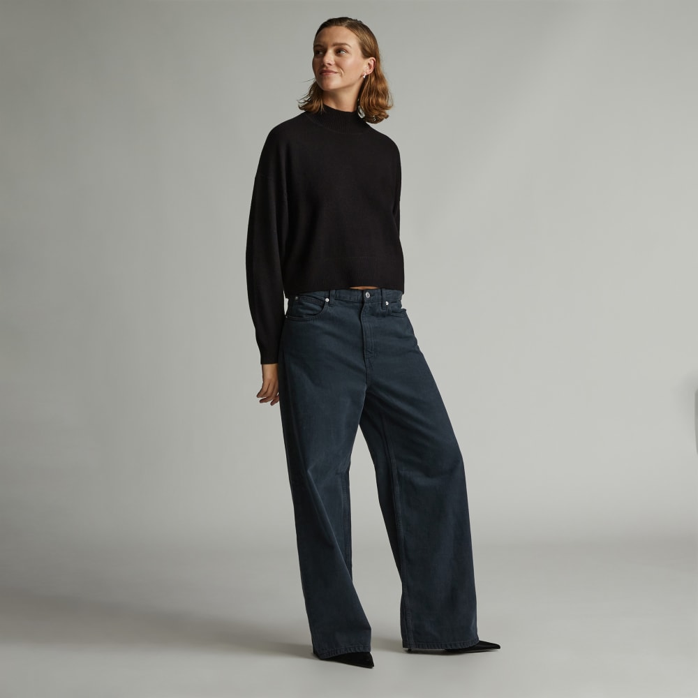 The Luxe Merino Turtleneck | Black