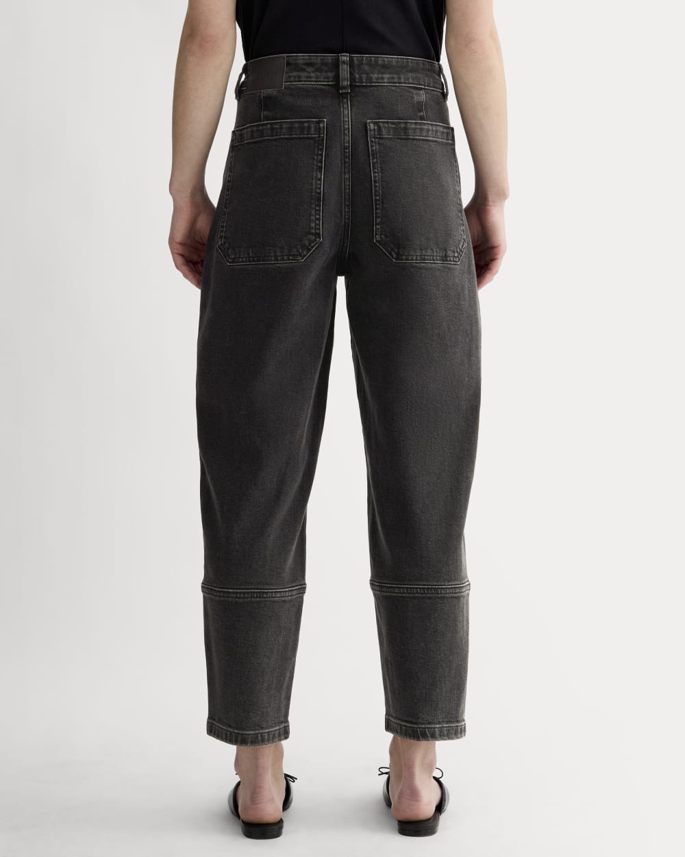 The Utility Barrel Pant | Washed Black | Regular