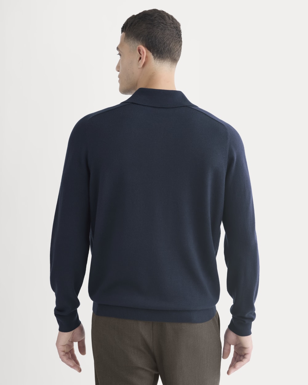 Ultrasoft Polo Sweater |  Navy