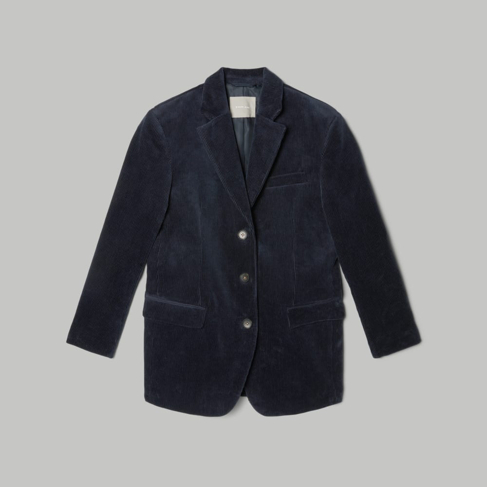The Corduroy ’80s Blazer | Deep Navy