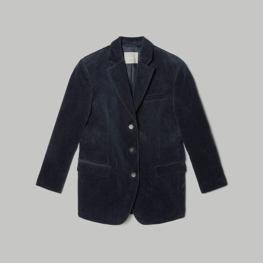 The Corduroy ’80s Blazer | Deep Navy