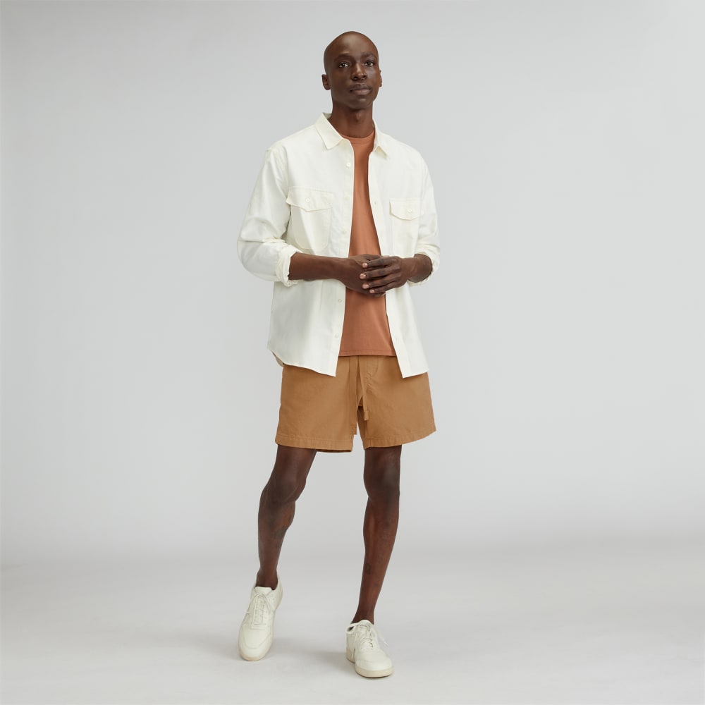 The Canvas Organic Cotton Short | Cappuccino