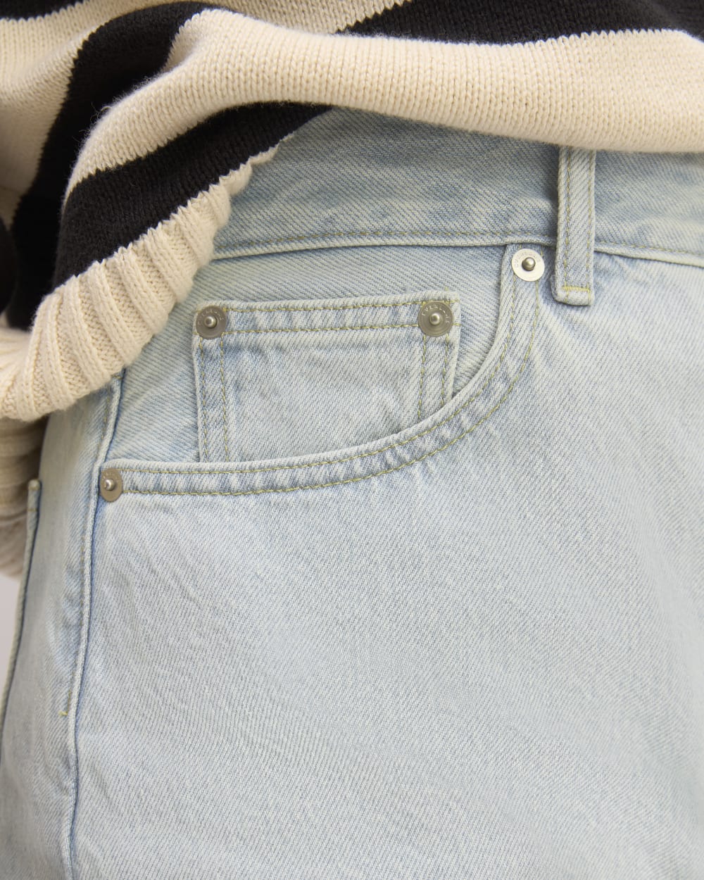The A-Line Denim Short | Spring Blue