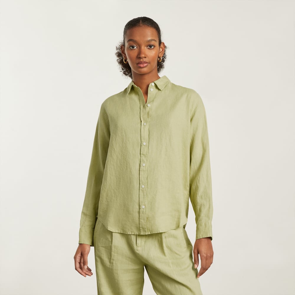 The Must-Have Shirt in Linen | Leek