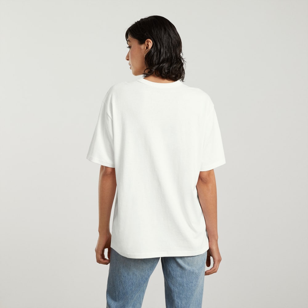 The Everyone Relaxed Hemp Tee | White
