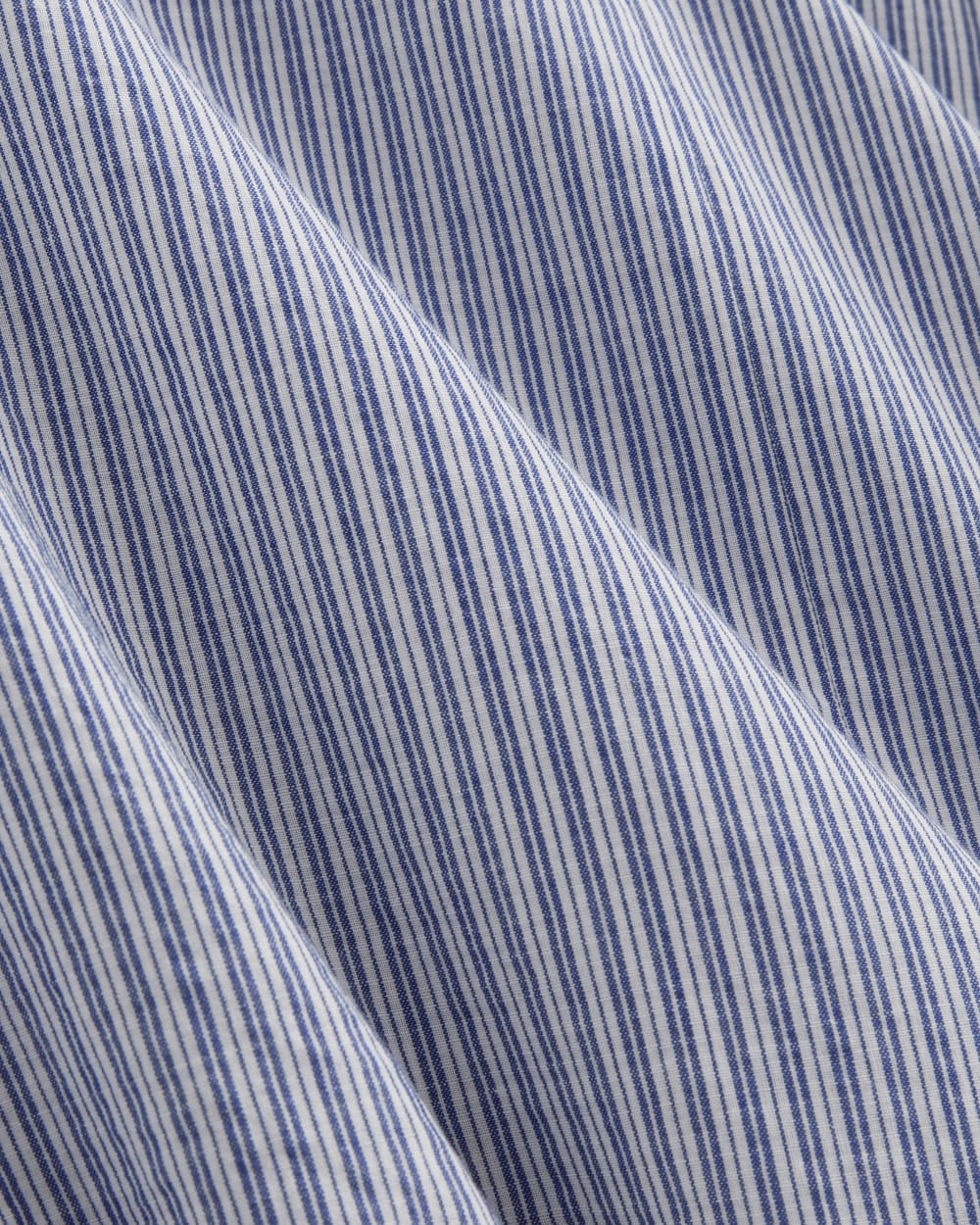 The Gauze Gathered Top | Mazarine Blue / Optic White