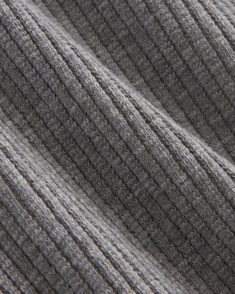 The Cozy Rib Long-Sleeve Tee | Mid Heather Grey