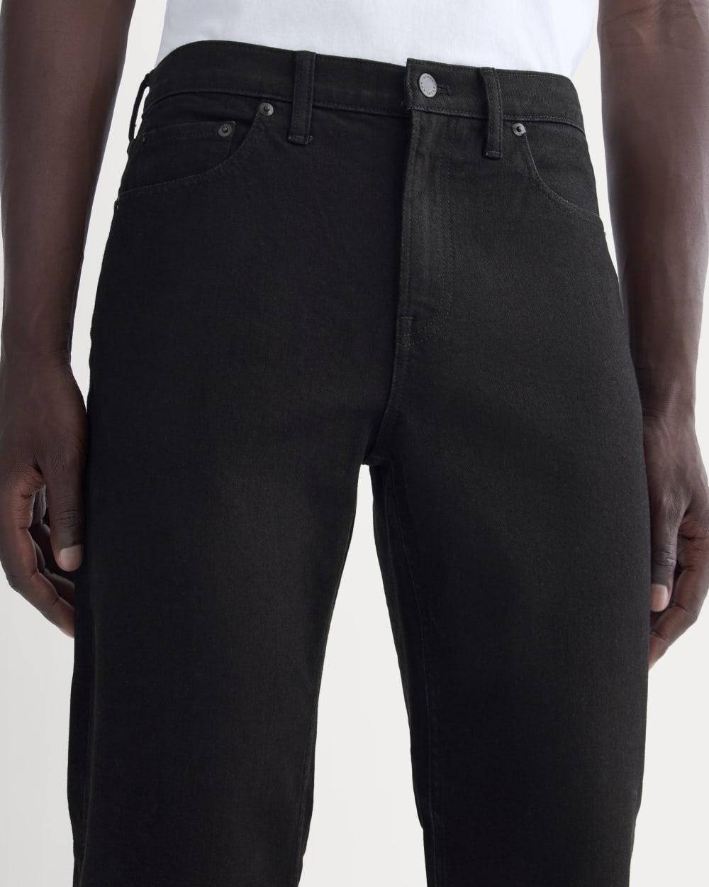 The Organic Cotton Straight-Leg Jean |  Black