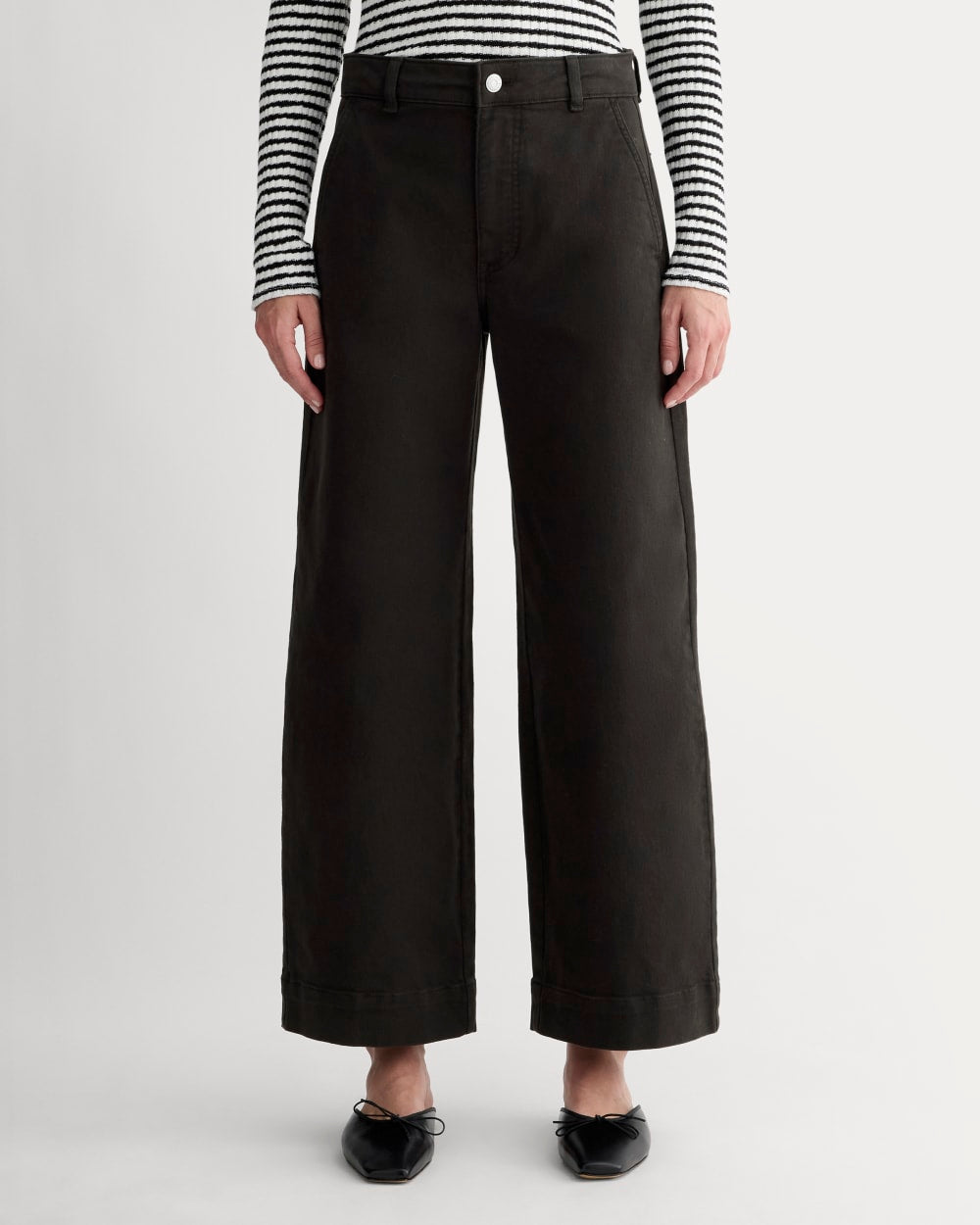 The Utility Wide-Leg Pant | Black