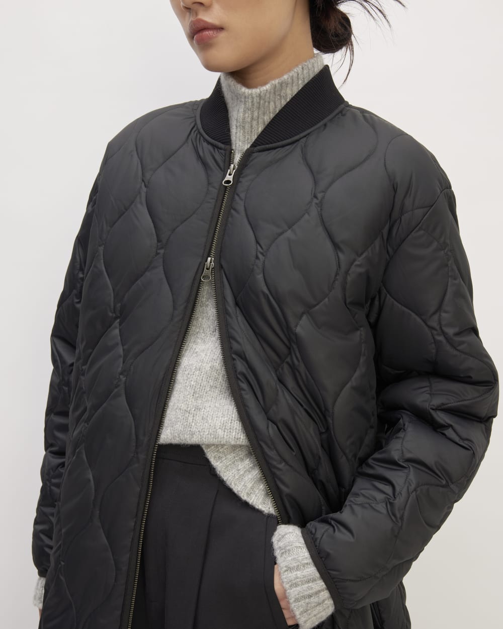 The ReNew Long Liner | Black