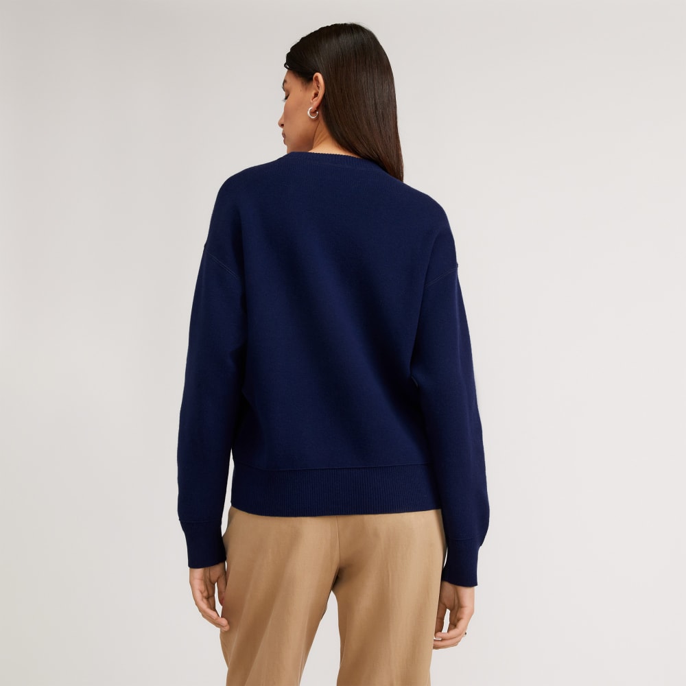 The Cotton-Merino Sweatshirt | Bright Navy