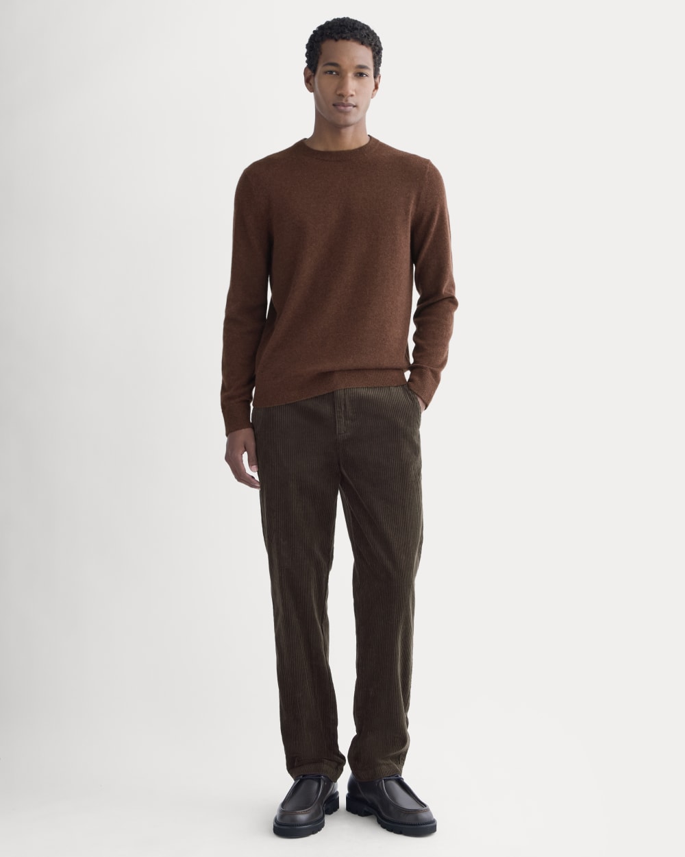 The Cashmere Crew | Heathered Mahogany