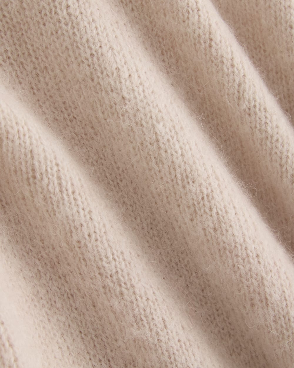 The Crew Cardigan in Alpaca | Soft Rose