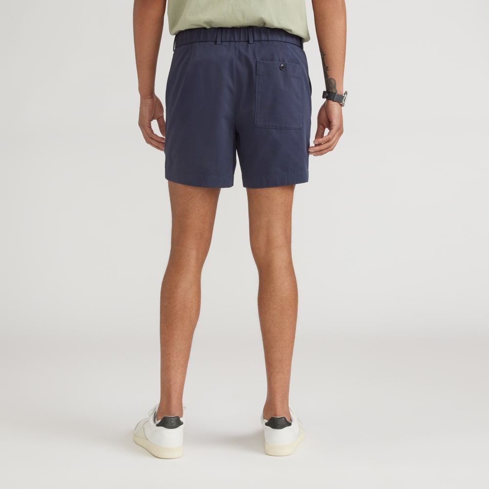 The Pull-On Performance Chino 5 Short | Deep Navy