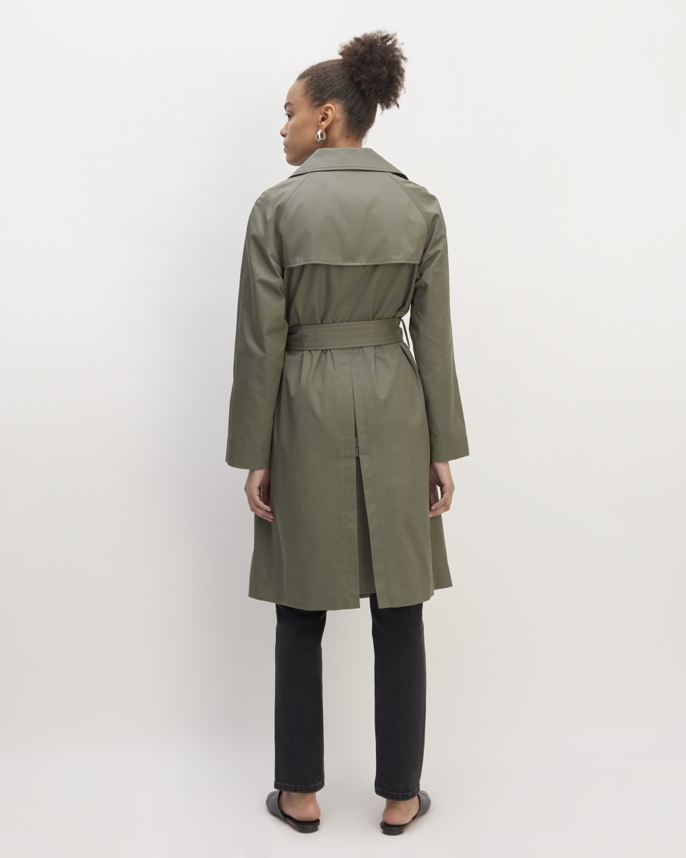 The Trench Coat | Pewter Green