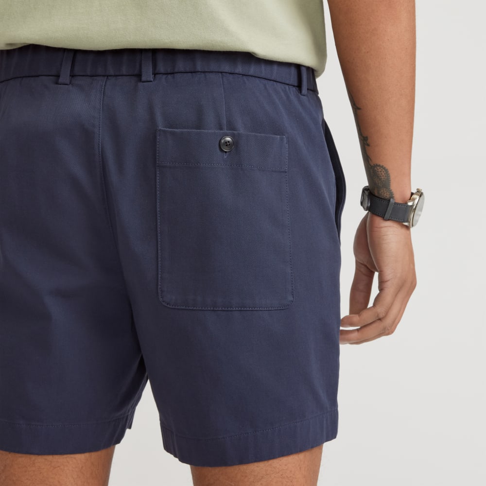 The Pull-On Performance Chino 5 Short | Deep Navy