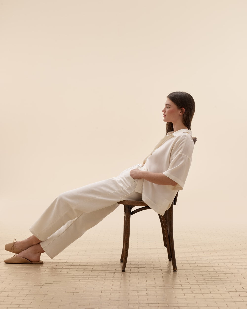 The Way-High® Jean 2.0 | Calico Ecru | 29.5” Inseam