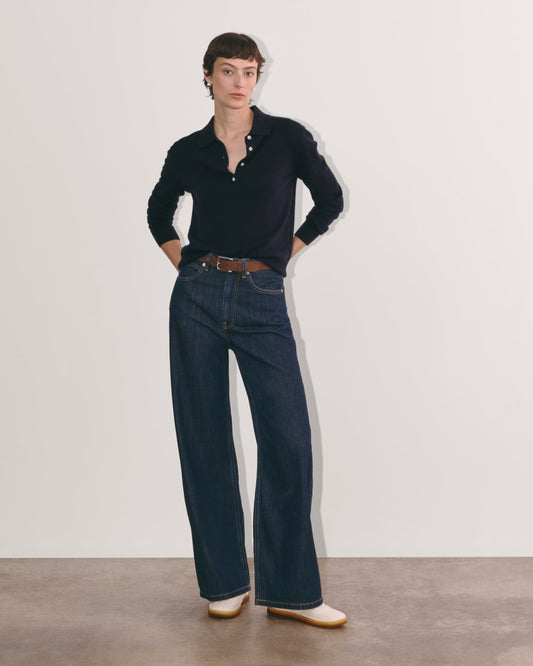 The Classic Polo in Cashmere | Navy